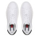 Tommy Hilfiger Monochrome Leather Cupsole Trainers